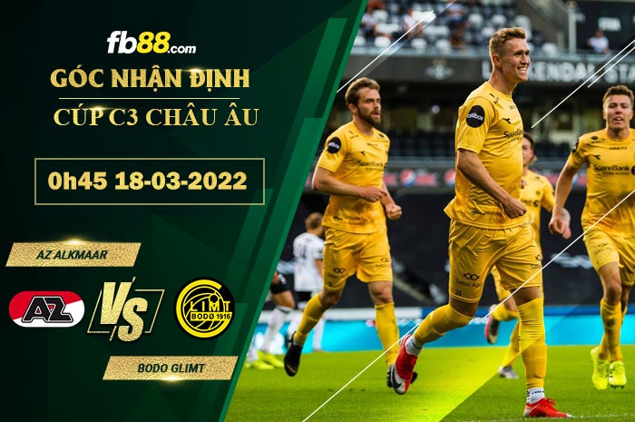 Fb88 soi kèo trận đấu AZ Alkmaar vs Bodo Glimt