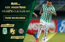 Fb88 soi kèo trận đấu Atletico Nacional vs Olimpia Asuncion