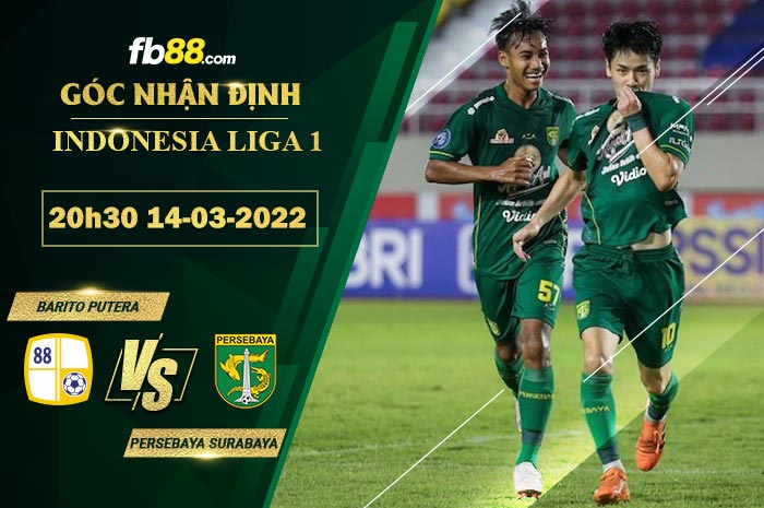 Fb88 soi kèo trận đấu Barito Putera vs Persebaya Surabaya