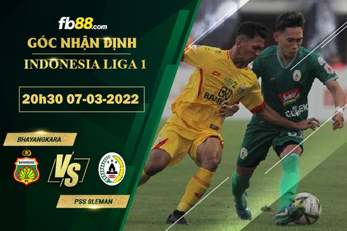 Fb88 soi kèo trận đấu Bhayangkara vs PSS Sleman