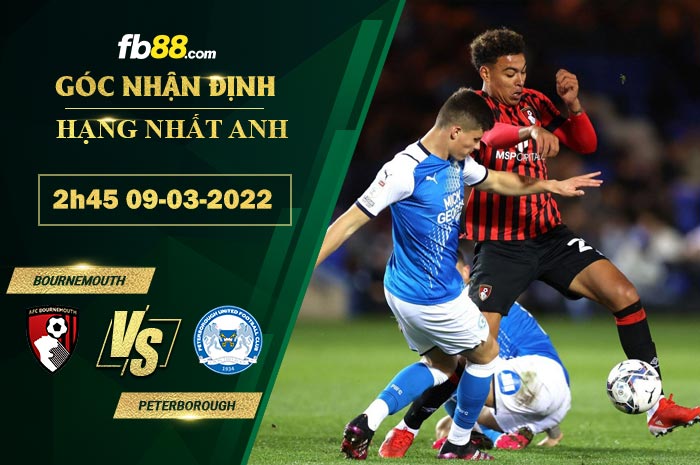 Fb88 soi kèo trận đấu Bournemouth vs Peterborough
