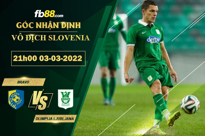 Fb88 soi kèo trận đấu Bravo vs Olimpija Ljubljana