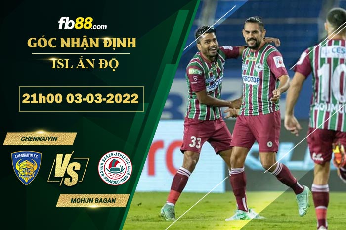 Fb88 soi kèo trận đấu Chennaiyin vs Mohun Bagan