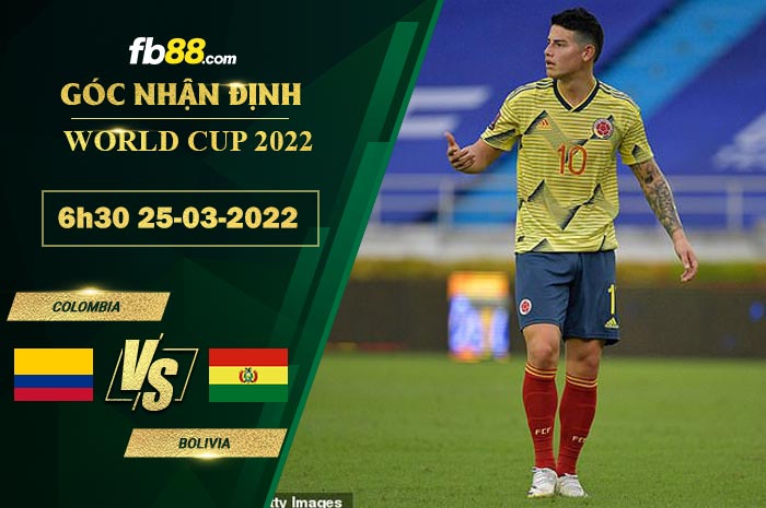 Fb88 soi kèo trận đấu Colombia vs Bolivia