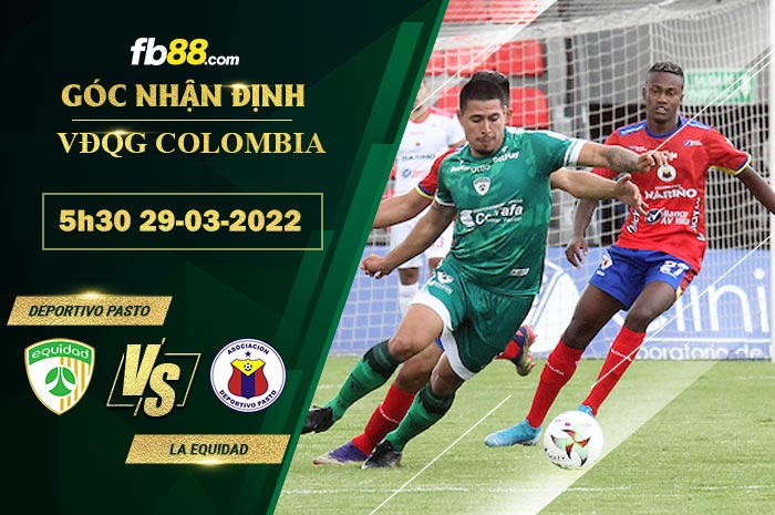 Fb88 soi kèo trận đấu Deportivo Pasto vs La Equidad