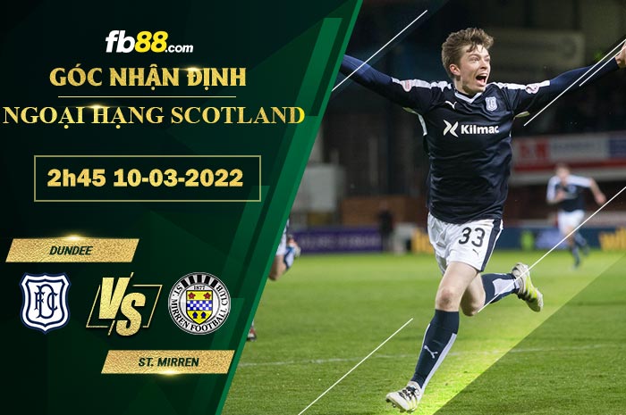 Fb88 soi kèo trận đấu Dundee vs St. Mirren