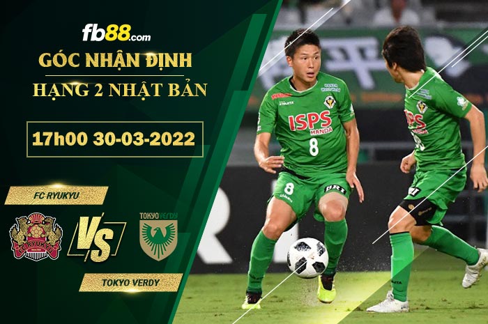 Fb88 soi kèo trận đấu FC Ryukyu vs Tokyo Verdy