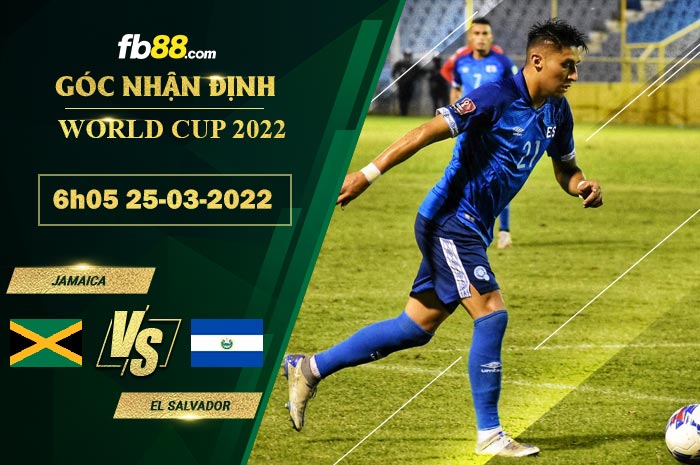 Fb88 soi kèo trận đấu Jamaica vs El Salvador