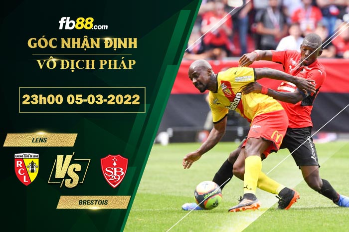 Fb88 soi kèo trận đấu Lens vs Brestois