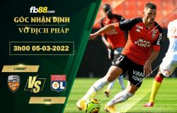Fb88 soi kèo trận đấu Lorient vs Lyon