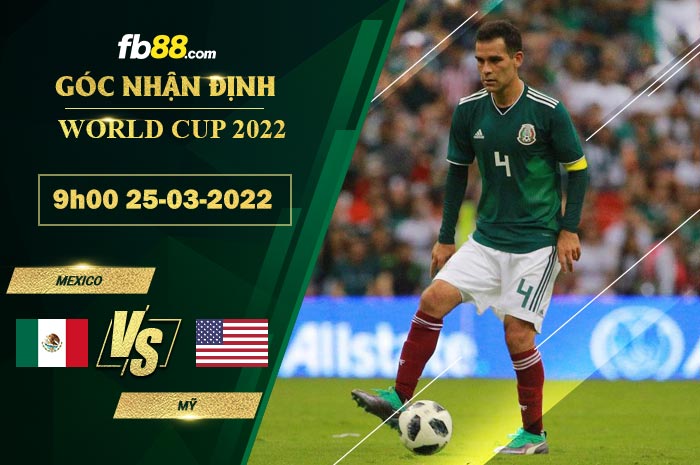 Fb88 soi kèo trận đấu Mexico vs Mỹ