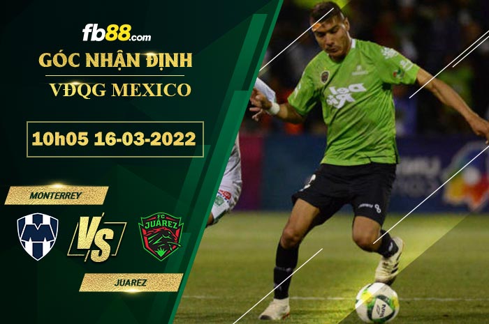Fb88 soi kèo trận đấu Monterrey vs Juarez