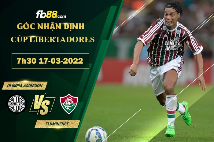 Fb88 soi kèo trận đấu Olimpia Asuncion vs Fluminense