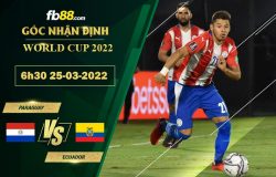 Fb88 soi kèo trận đấu Paraguay vs Ecuador