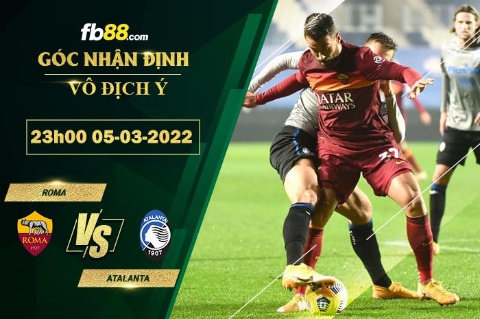 Fb88 soi kèo trận đấu Roma vs Atalanta