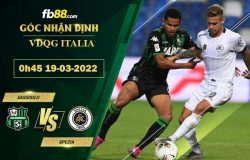 Fb88 soi kèo trận đấu Sassuolo vs Spezia