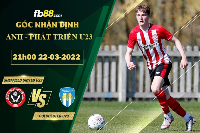 Fb88 soi kèo trận đấu Sheffield United U23 vs Colchester U23