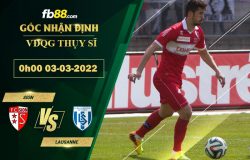 Fb88 soi kèo trận đấu Sion vs Lausanne