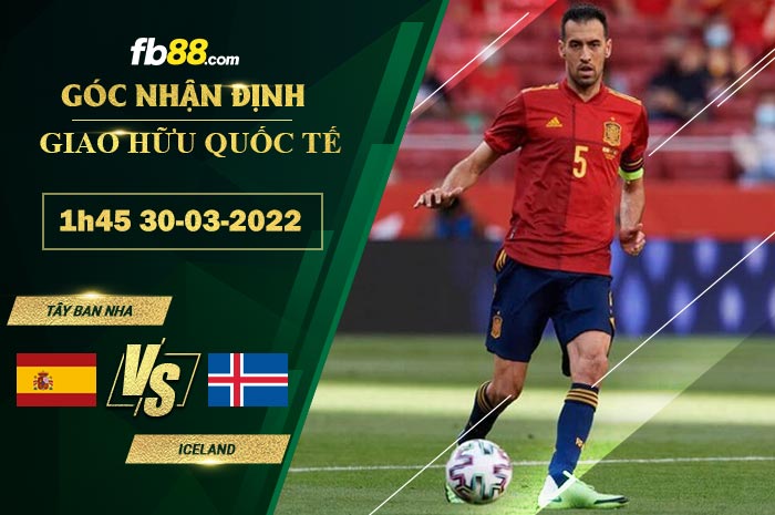 Fb88 soi kèo trận đấu Tây Ban Nha vs Iceland