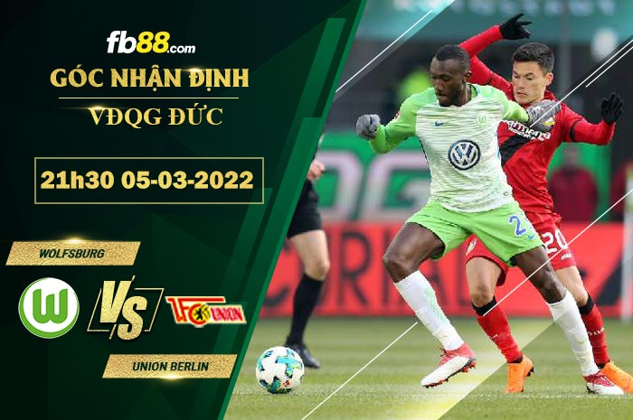 Fb88 bảng kèo trận đấu Wolfsburg vs Union Berlin
