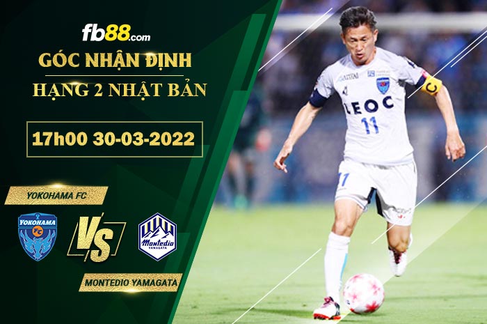 Fb88 soi kèo trận đấu Yokohama FC vs Montedio Yamagata