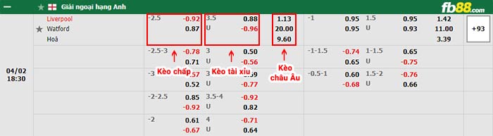 fb88-bảng kèo trận đấu Liverpool vs Watford