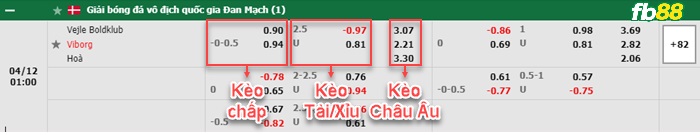 Fb88 bảng kèo trận đấu Vejle vs Viborg