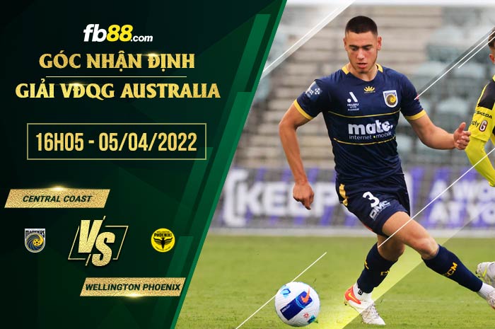 fb88-soi kèo Central Coast vs Wellington Phoenix