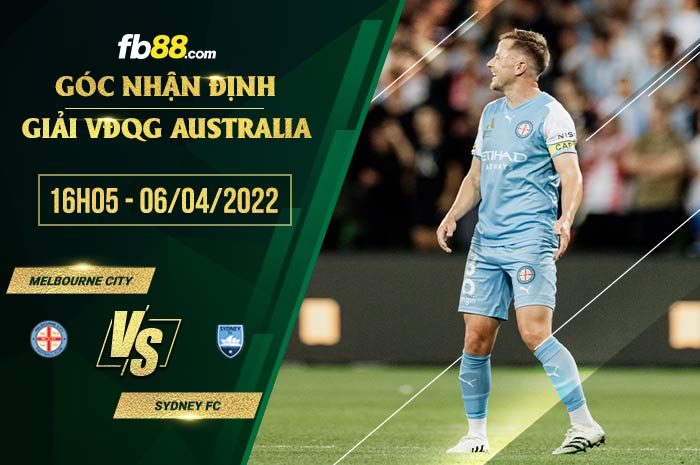 fb88-soi kèo Melbourne City vs Sydney FC