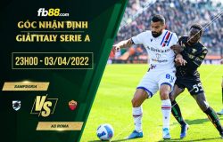 fb88-soi kèo Sampdoria vs Roma