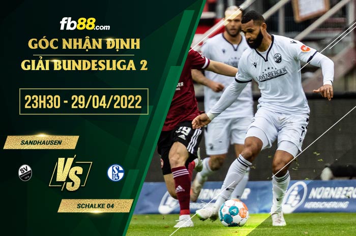 Soi kèo Sandhausen vs Schalke 23h30 ngày 29/4/2022