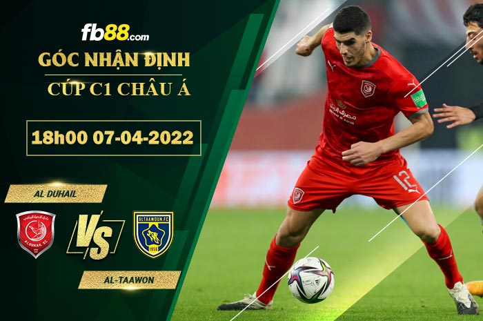 Fb88 soi kèo trận đấu Al Duhail vs Al-Taawon