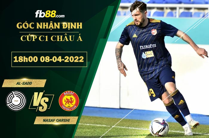 Fb88 soi kèo trận đấu Al-Sadd vs Nasaf Qarshi