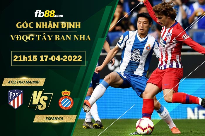 Fb88 soi kèo trận đấu Atletico Madrid vs Espanyol