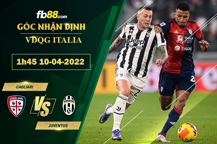 Fb88 soi kèo trận đấu Cagliari vs Juventus