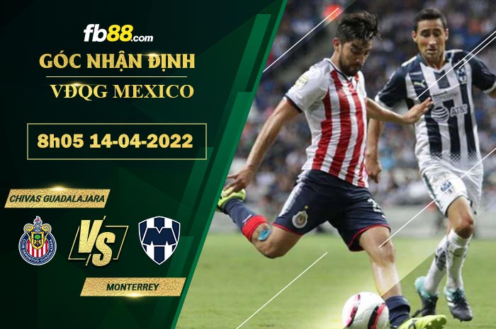Fb88 soi kèo trận đấu Chivas Guadalajara vs Monterrey