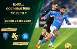 Fb88 soi kèo trận đấu Empoli vs Napoli