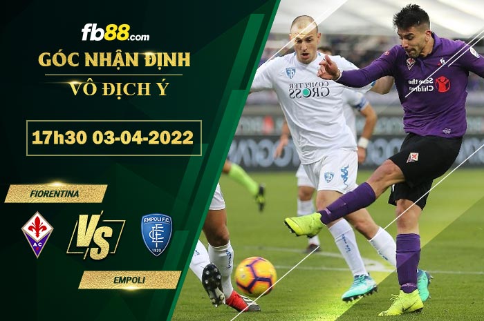 Fb88 soi kèo trận đấu Fiorentina vs Empoli