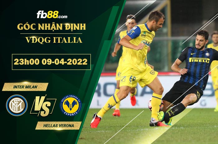 Fb88 soi kèo trận đấu Inter Milan vs Hellas Verona