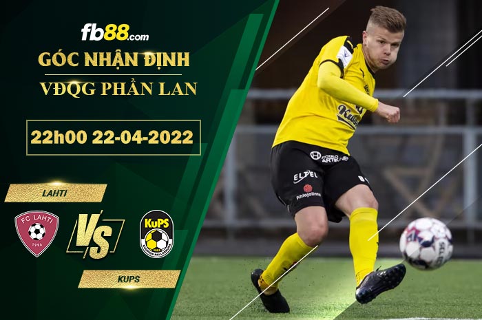 Fb88 soi kèo trận đấu Lahti vs KuPS