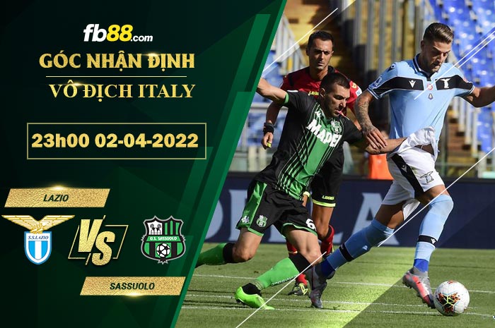 Fb88 soi kèo trận đấu Lazio vs Sassuolo