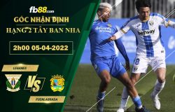 Fb88 soi kèo trận đấu Leganes vs Fuenlabrada