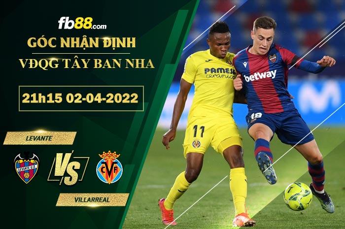 Fb88 soi kèo trận đấu Levante vs Villarreal