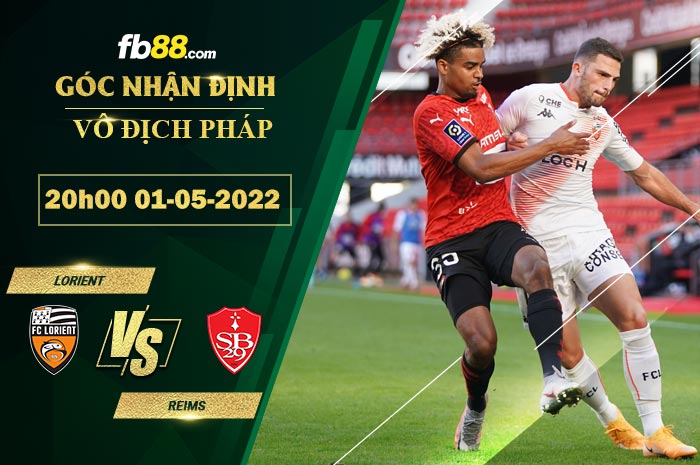 Fb88 soi kèo trận đấu Lorient vs Reims