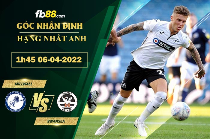 Fb88 soi kèo trận đấu Millwall vs Swansea