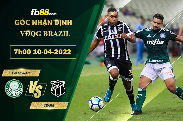 Fb88 soi kèo trận đấu Palmeiras vs Ceara