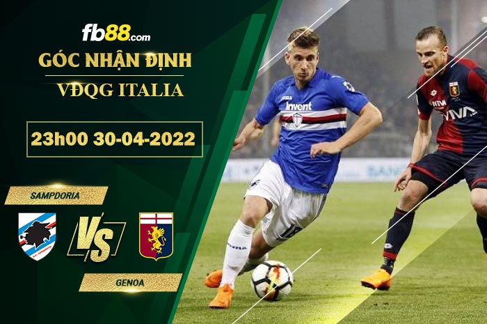 Fb88 soi kèo trận đấu Sampdoria vs Genoa