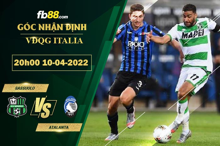 Fb88 soi kèo trận đấu Sassuolo vs Atalanta