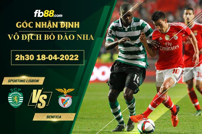Fb88 bảng kèo trận đấu Sporting Lisbon vs Benfica
