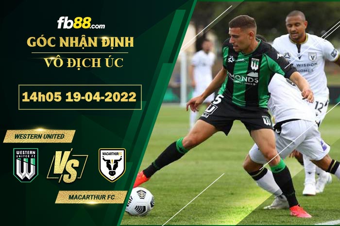 Soi kèo Western United vs Macarthur FC 14h05 ngày 19/4/2022
